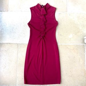 Sleeveless Ruffle front Elie Tahari Dress